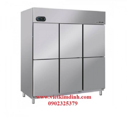 Tủ mát 6 cánh inox